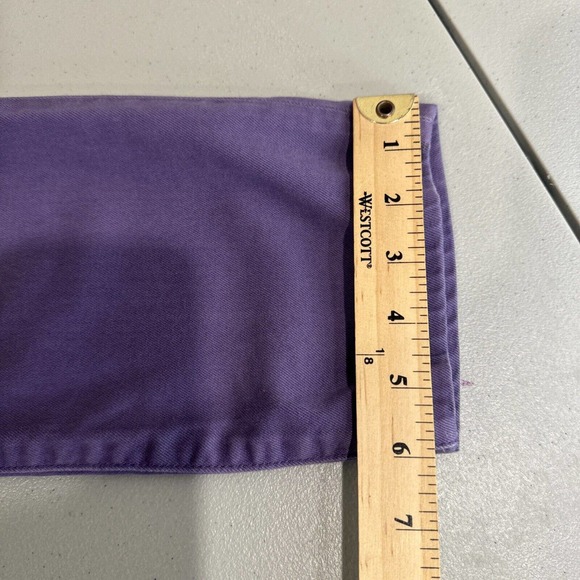 Tory‎ Burch Purple Jeans Women 29 Crop Alexa Cropped Preppy - Picture 12 of 15